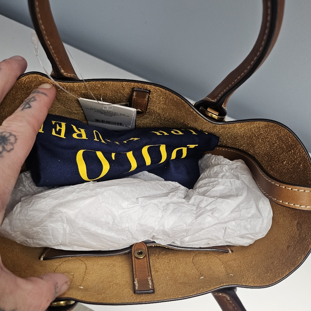 Ralph lauren mini leather tote